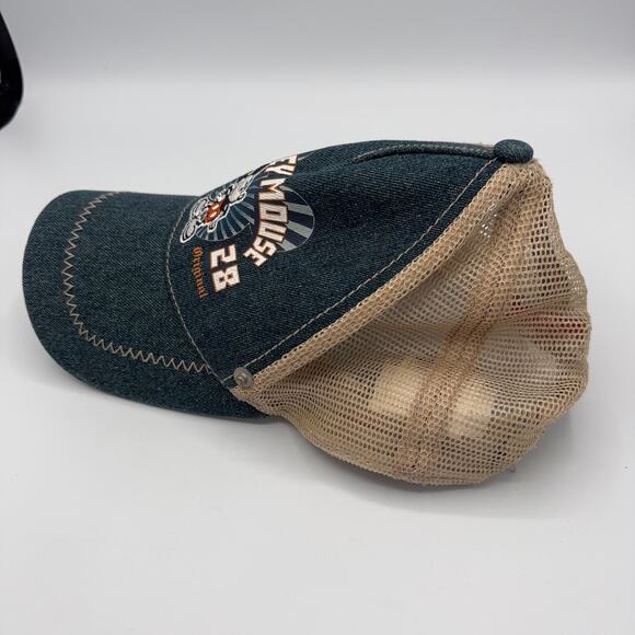 Disneyland Resort Mickey Mouse 1928 Trucker Hat Mesh Back Adjustable Denim Cap - Picture 4 of 9